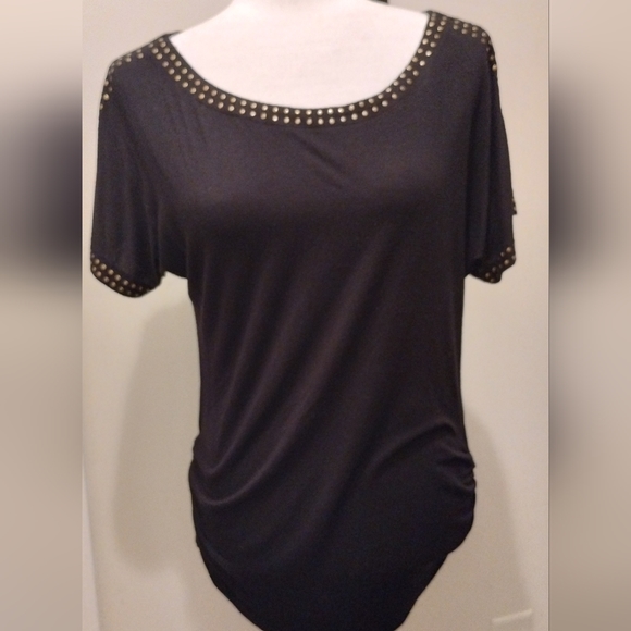 Black Studded Top - Picture 2 of 11
